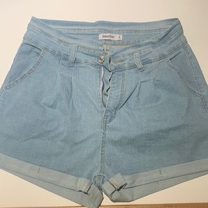 Like new,  light blue color shorts by Jasambac in size Medium